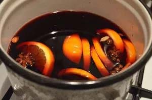 как приготовить апельсиновый глинтвейн